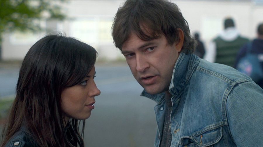 Aubrey Plaza (Darius) and Mark Duplass (Kenneth Hathaway)