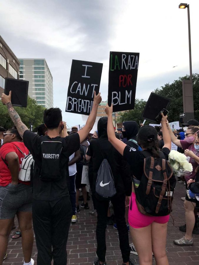 BLM protest in downtown Fort Worth