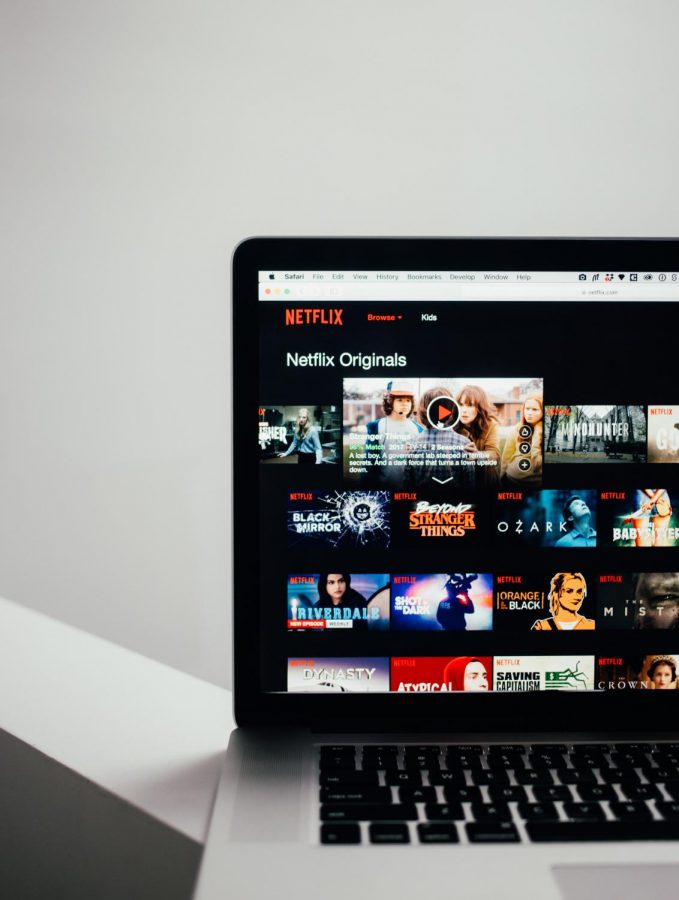 Netflix, a movie and tv show streaming service, is seen on a computer.