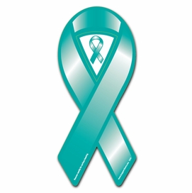 The symbol for Tourettes awareness is a teal ribbon.