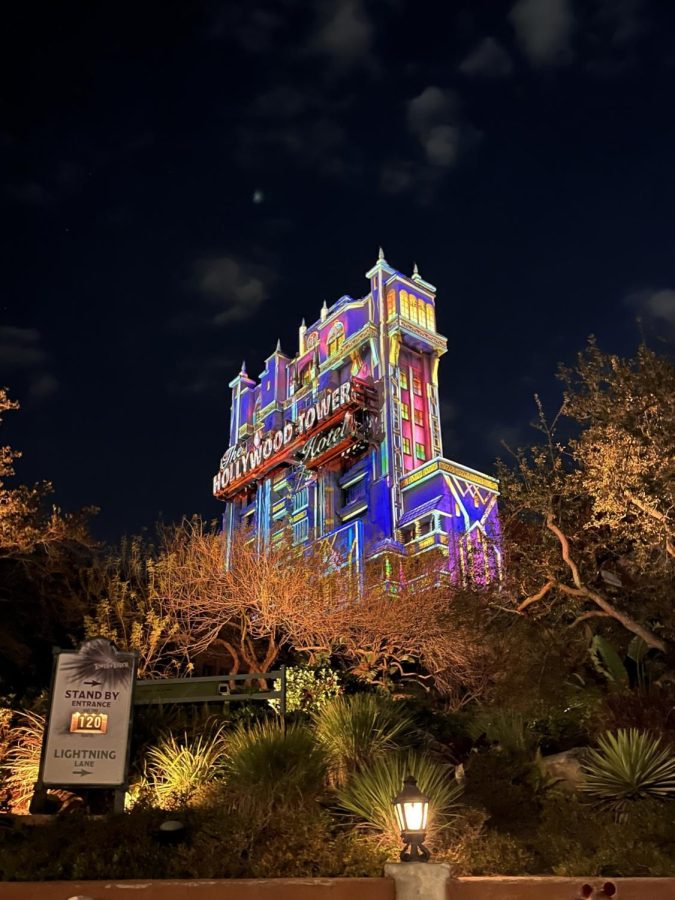 The Twighlight Zone Tower of Terror in Disney World’s Hollywood Studios