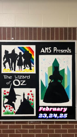 Theater promoting The Wizard of Oz.