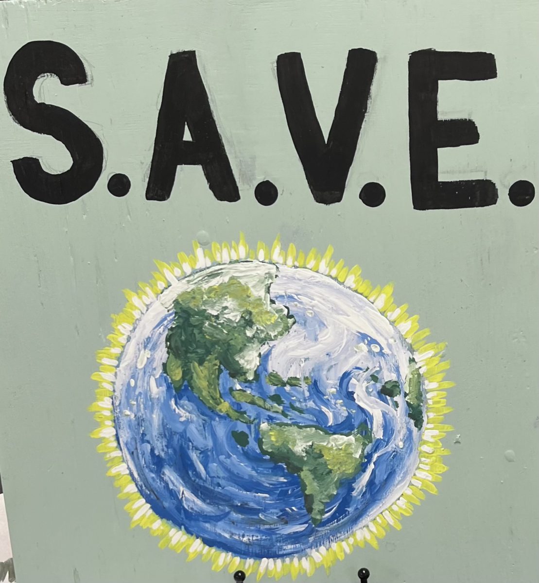 The Environmental Clubs acronym, S.A.V.E., stands for Students Advocating for a Viable Environment.