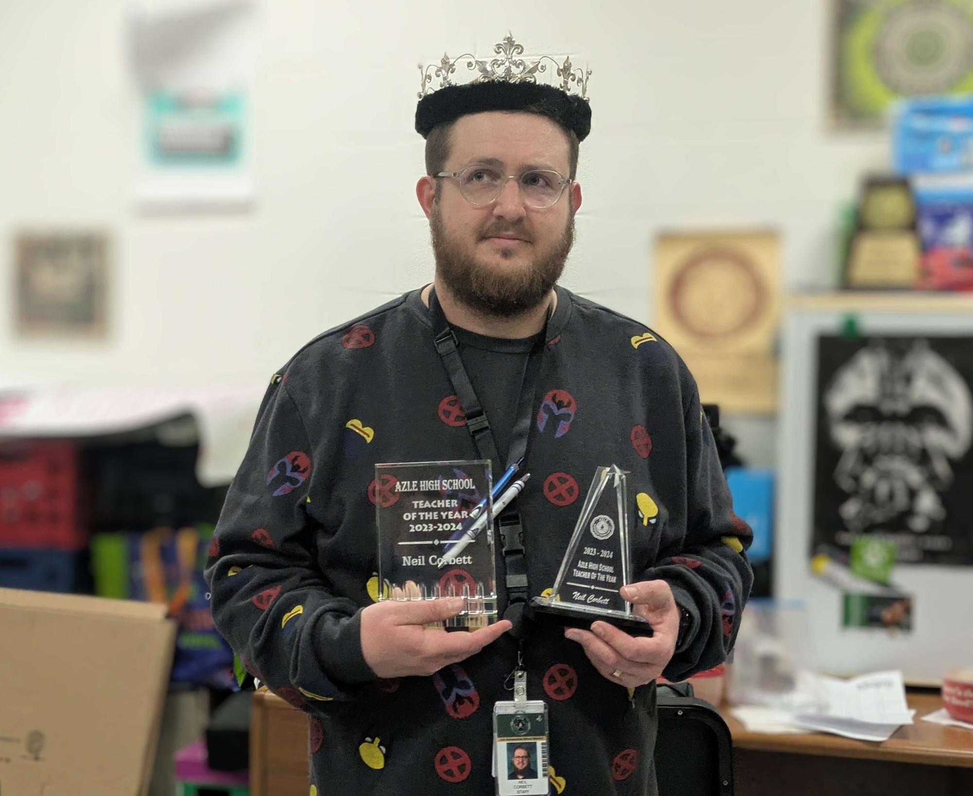 ‘23-’24 Teacher of the Year Neil Corbett.