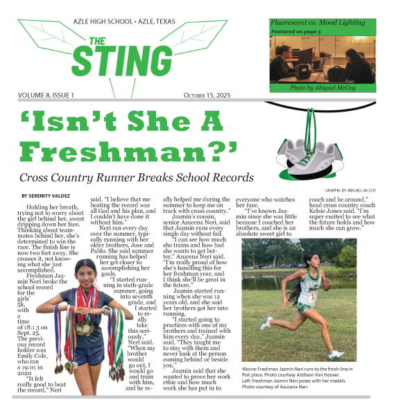 Volume 8, Issue 1 of The Sting
