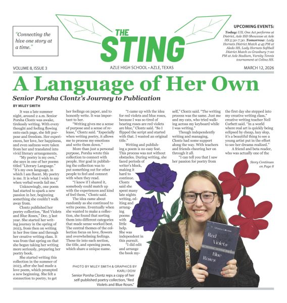 Volume 8, Issue 3 of The Sting