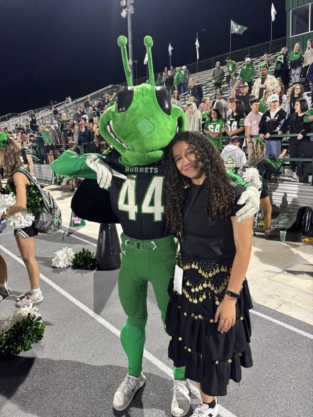 Sarah at our homecoming game.